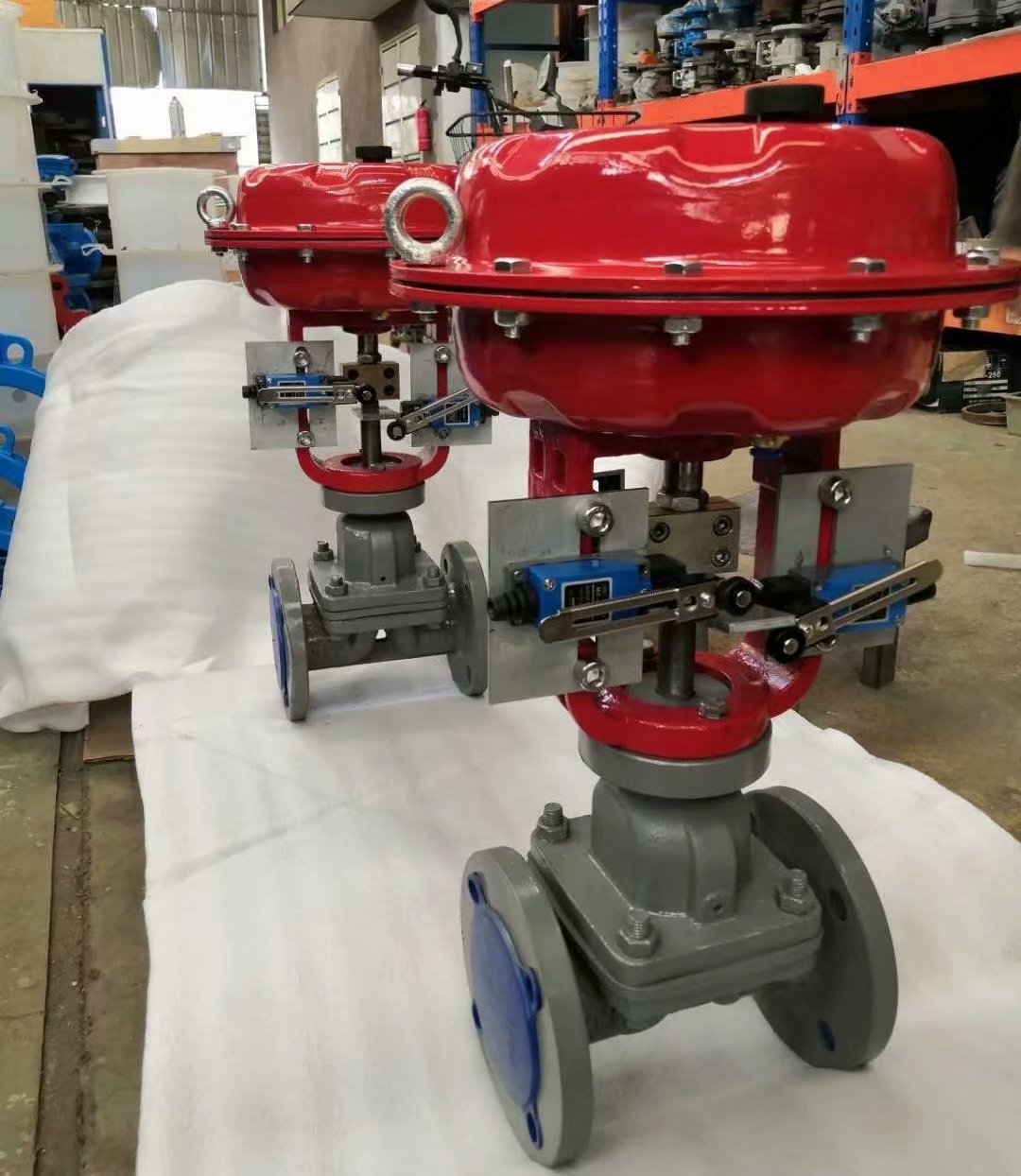 氣動法蘭襯氟隔膜閥