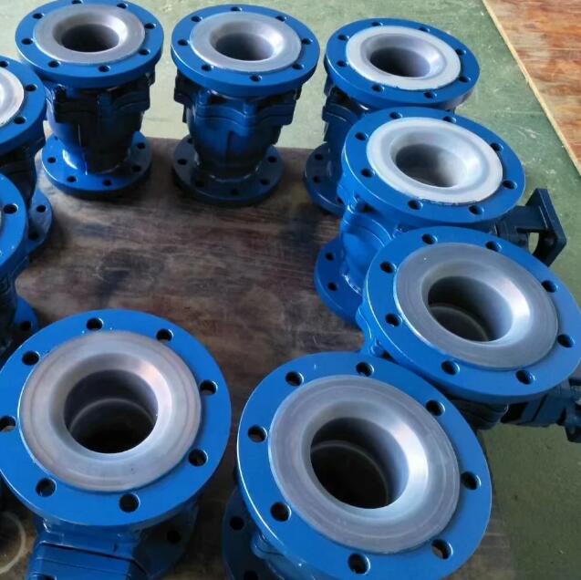 碳鋼法蘭襯氟球閥