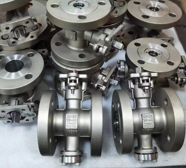 2205雙相鋼高平臺V型球閥