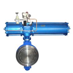 氣動對夾式三偏心蝶閥