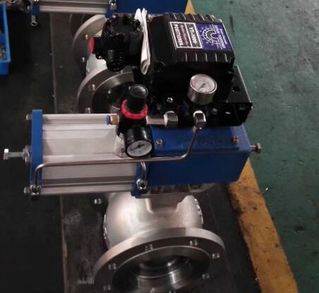 不銹鋼氣動調節球閥