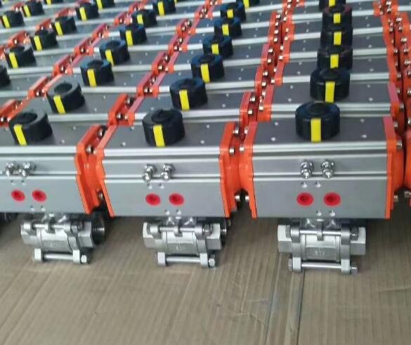 不銹鋼氣動G螺紋球閥